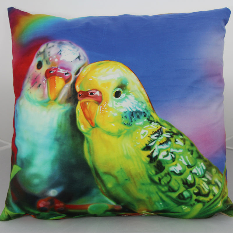Budgie Love - Cushion