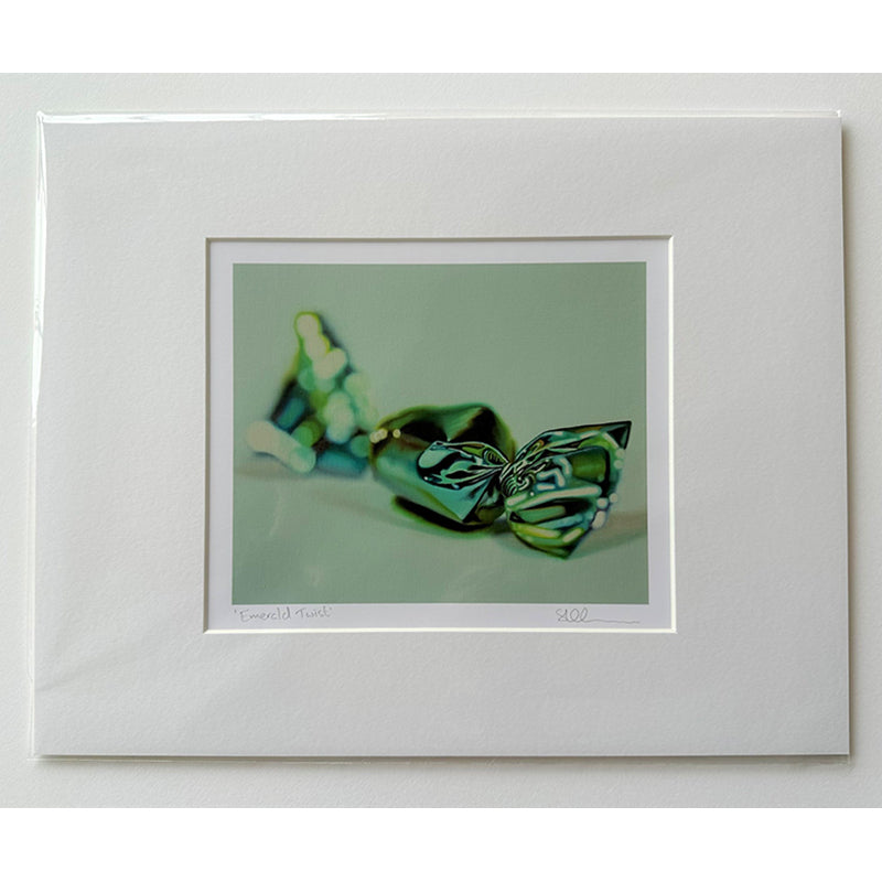 Emerald Twist - Mini Print