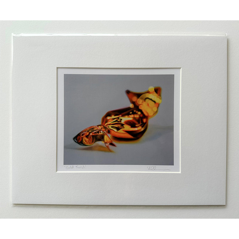 Gold Twist - Mini Print