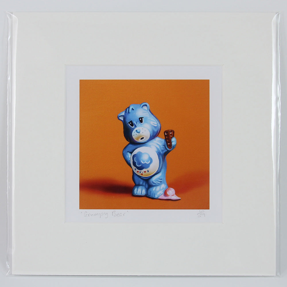 Grumpy Bear - Super Mini Print