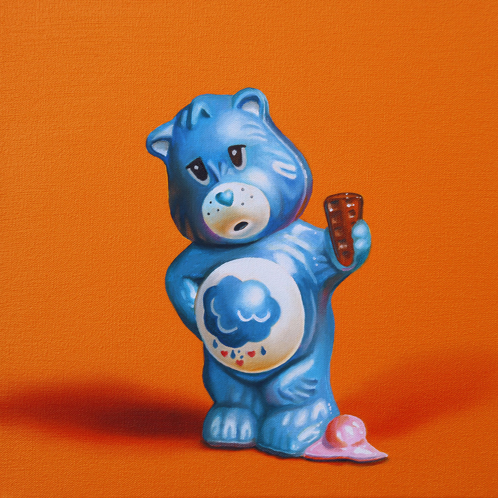 Grumpy Bear - Super Mini Print