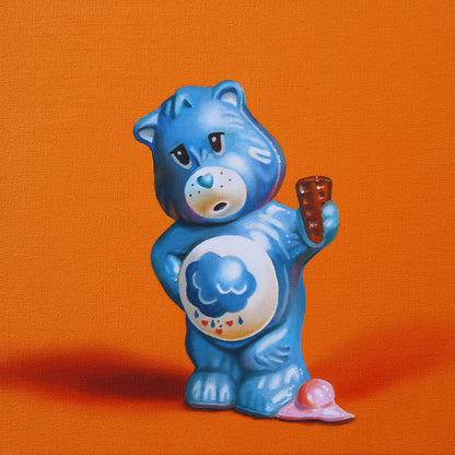 Grumpy Bear - Super Mini Print