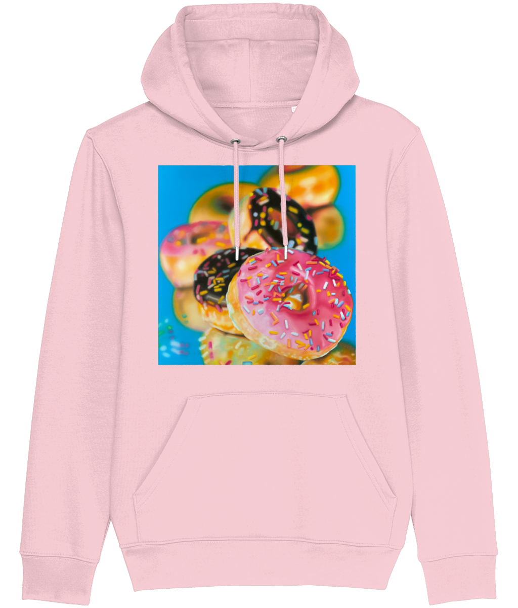 Doughnuts Hoodie - Unisex - Pink