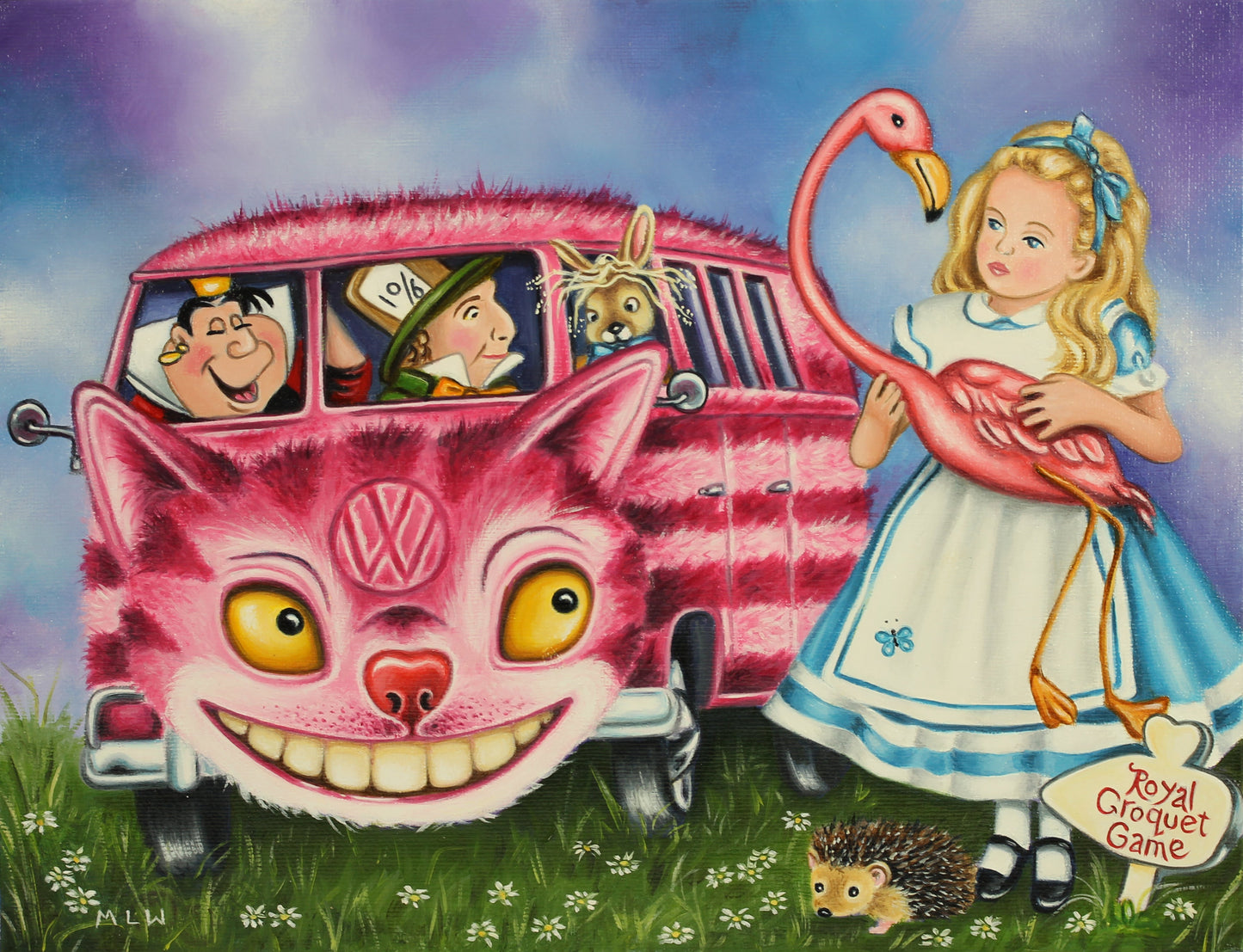 167 - Marie Louise Wrightson - ALICE'S ADVENTURES WITH THE CHESHIRE CAT VAN