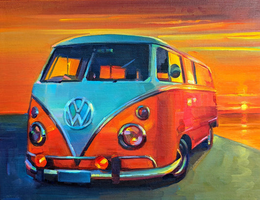 152 - Tom Croft - VW VAN AT SUNSET